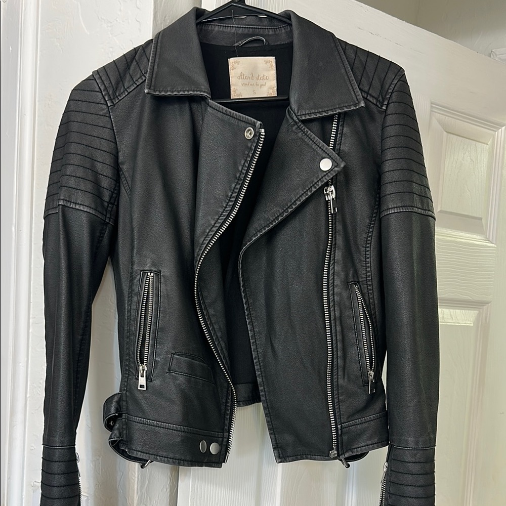 Altar’d State Faux Leather Jacket- LIKE NEW